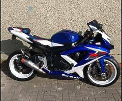 Gsxr 600 2008 to 2014