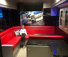 Race truck motorhome with large gargare £39.995