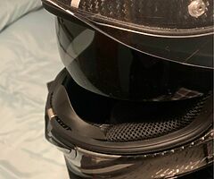 Scorpion Carbon Helmet + Sena 10S Bluetooth