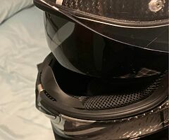 Scorpion Carbon Helmet + Sena 10S Bluetooth - Image 4/8