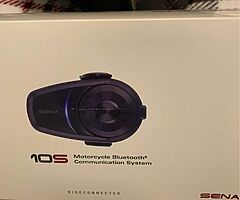 Scorpion Carbon Helmet + Sena 10S Bluetooth - Image 6/8