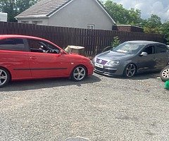 BMW X5 and seat Ibiza