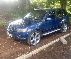 BMW X5 and seat Ibiza