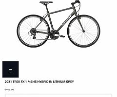 Carrera sulca and trek hybrid