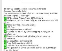 Kitted 1.6TDI Seat Leon Technology Pack - Image 9/10