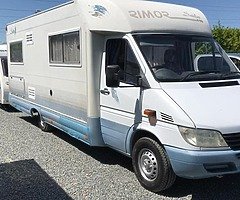 2001 MERCEDES RIMOR 6 BERTH CAMPER UK REG AS NEW! €22,000
