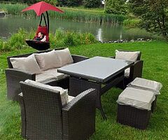 Rattan Garden Furniture Set - Brand New - DELIVERY 