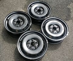 15" MINI F55 F56 F57 ONE COOPER STEEL WHEELS 5x112 FULL SET SPARES - Image 5/5