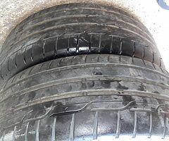 4 Jaguar 18” alloys with Dunlop tyres