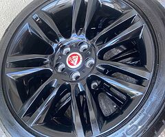 4 Jaguar 18” alloys with Dunlop tyres - Image 7/9