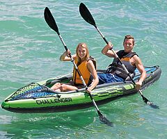 280 eur 2 persons Kayak Inflatable Set with Aluminum Oars and pump - Image 3/10