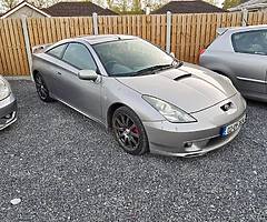 Toyota Celica tsport 190bhp VVTLI NCT and Taxed