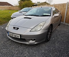 Toyota Celica tsport 190bhp VVTLI NCT and Taxed