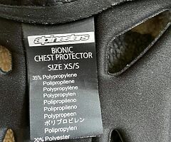 Alpinestars neck brace and Body armour - Image 4/8