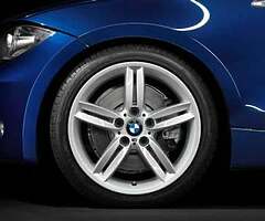 18" GENUINE BMW 1 SERIES M SPORT ALLOYS (208M) 5x120 WHEELS E87 E88 E81 E82 E36 E46 Z3 Z4 COMPACT - Image 8/10