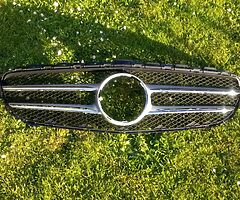 GENUINE MERCEDES C CLASS SPORT W205 BUMPER GRILLE GRILL 2014-2018