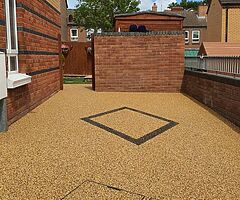 Stunning resin bound overlays