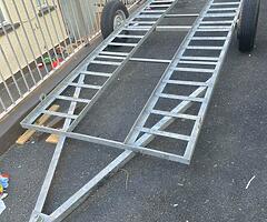 Galvanised trailer 357cm x 139cm