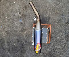 19/20 YZ250f FMF titanium 4.1 exhaust silencer