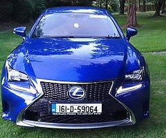 2016 LEXUS RC F SPORT HYBRID. LUXURY EDITION