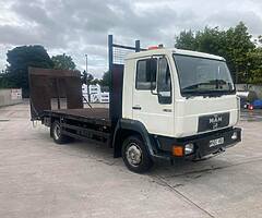 Man plant recovery truck