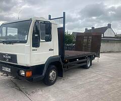 Man plant recovery truck