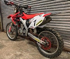 Crf250 twinpipe