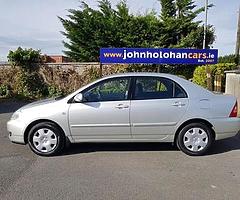 John Holohan Cars... Toyota Corolla 2007