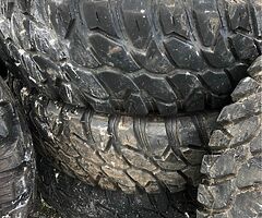 Pajero wheel with good off tyres