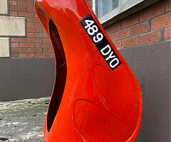 Vintage motorcycle fairing