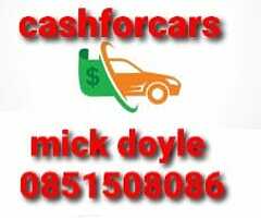 All cars, vans, jeeps, lorries, campers, wanted 

All makes and models considered

Doesn't matter if