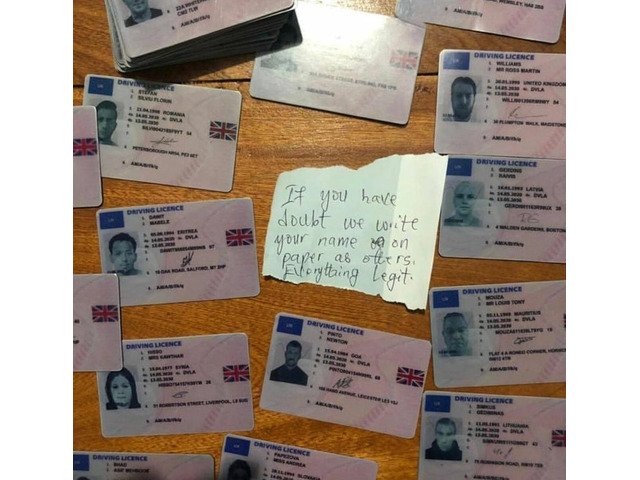 Full Irish and Uk  driving license registered in the system o - 2/2