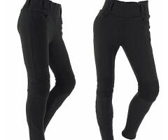 RICHA KODI Black leggings Motorbike Motorcycle Armour short leg Eur 34 - uk 14/16
