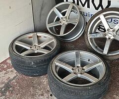 Vossen CV3-R 20 Inch Alloy Wheels Staggared Concaved 5x114.3 Audi A6 Mercedes Chaser