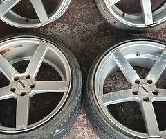 Vossen CV3-R 20 Inch Alloy Wheels Staggared Concaved 5x114.3 Audi A6 Mercedes Chaser - Image 4/6