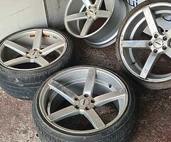 Vossen CV3-R 20 Inch Alloy Wheels Staggared Concaved 5x114.3 Audi A6 Mercedes Chaser - Image 6/6