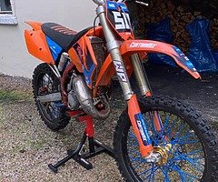 KTM SX 125 2005 & BIKE TRAILER