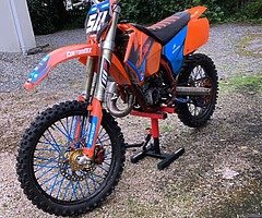 KTM SX 125 2005 & BIKE TRAILER