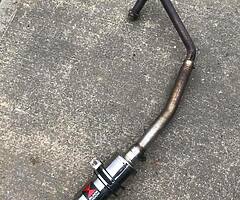 CBF 125 black widow exhaust