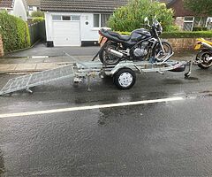 Motorbike trailer quad
