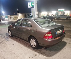 2003 Toyota Corolla 1.4 petrol NCT 8/19 tax until February