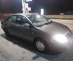 2003 Toyota Corolla 1.4 petrol NCT 8/19 tax until February