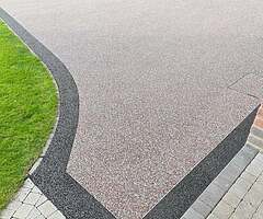 Beautiful resin bound surfacing
