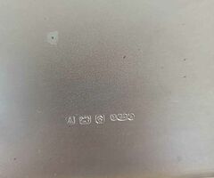 Solid silver cigarette case