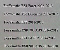 Yamaha adjustable Brake Clutch Levers