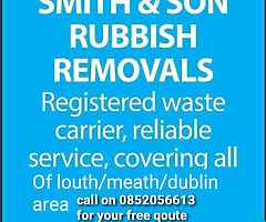 All rubish removels wanted