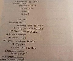 125 HONDA CBF 2016 - Image 9/10