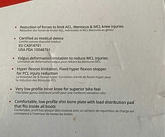 Leary C-Frame knee brace Jnr