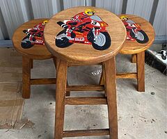 “Teak wooden chairs - Image 9/9