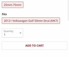 Mk7 golf raceland coilovers